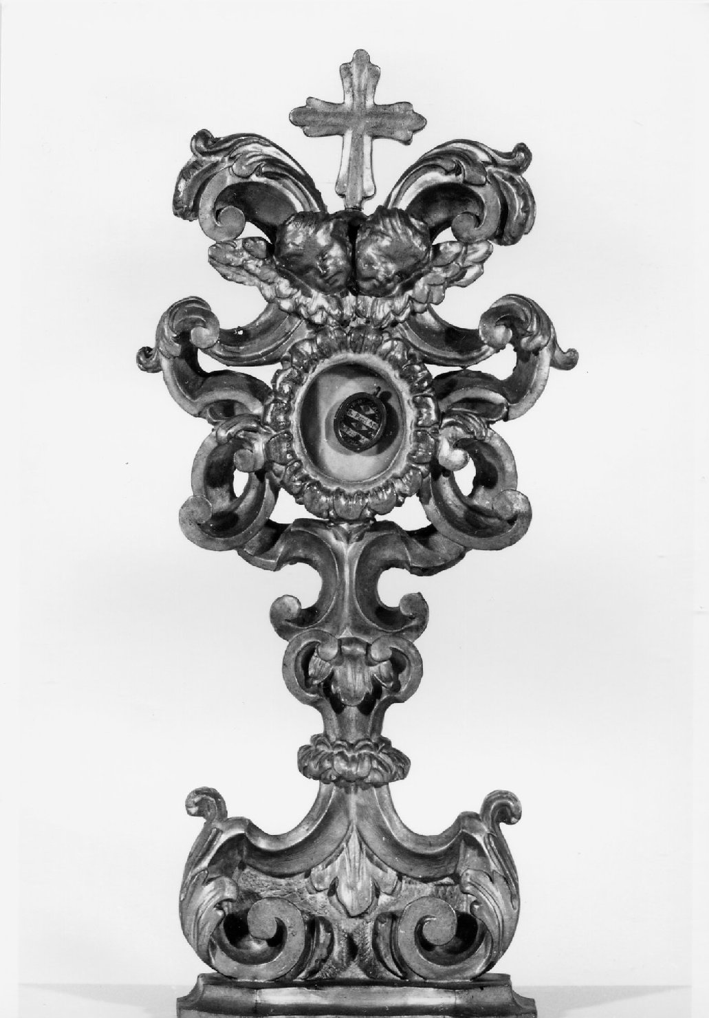 reliquiario - a ostensorio - bottega romagnola (seconda metà sec. XVIII)