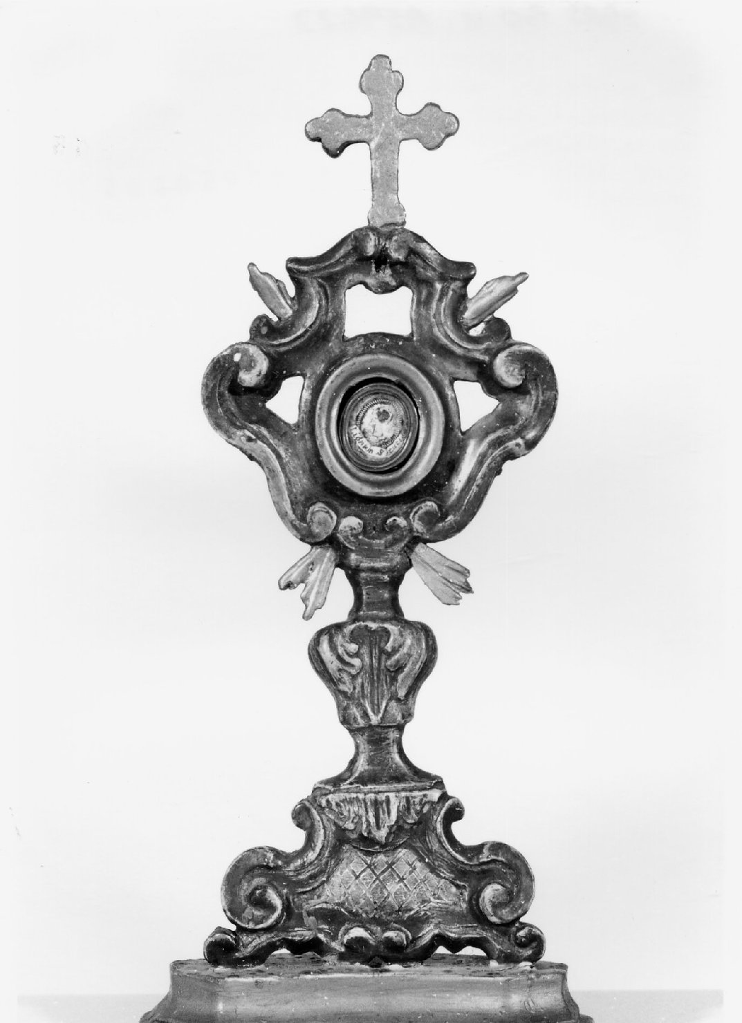 reliquiario - a ostensorio - bottega romagnola (seconda metà sec. XVIII)