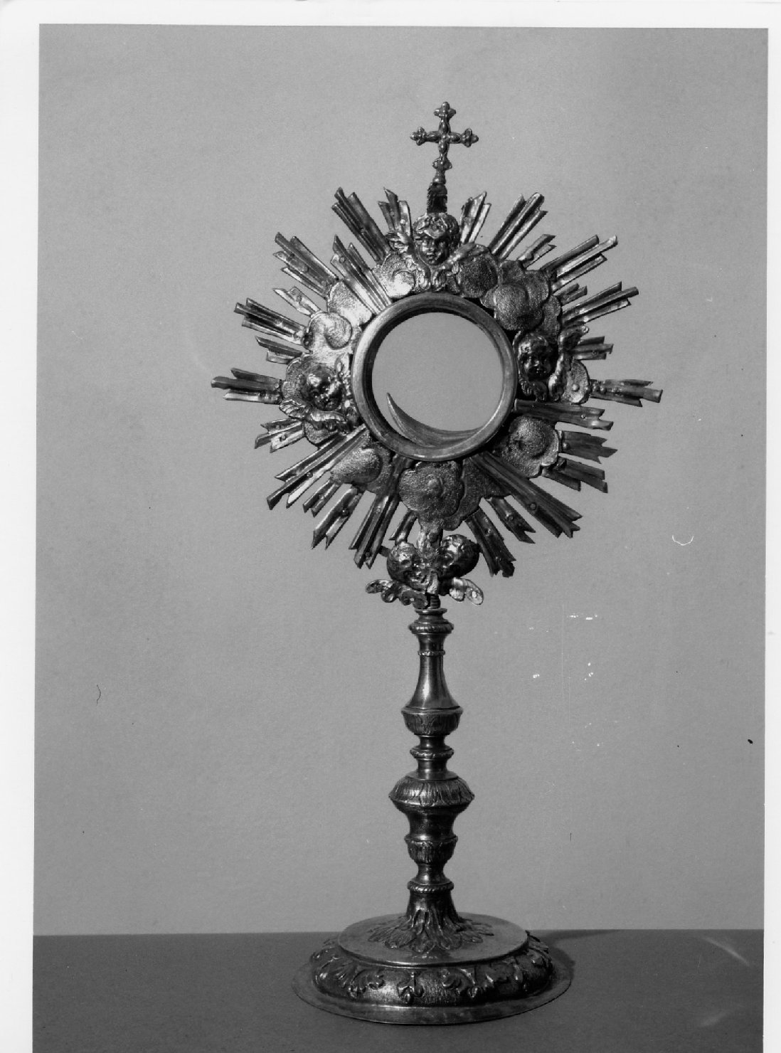 ostensorio - a raggiera - bottega romagnola (sec. XIX)