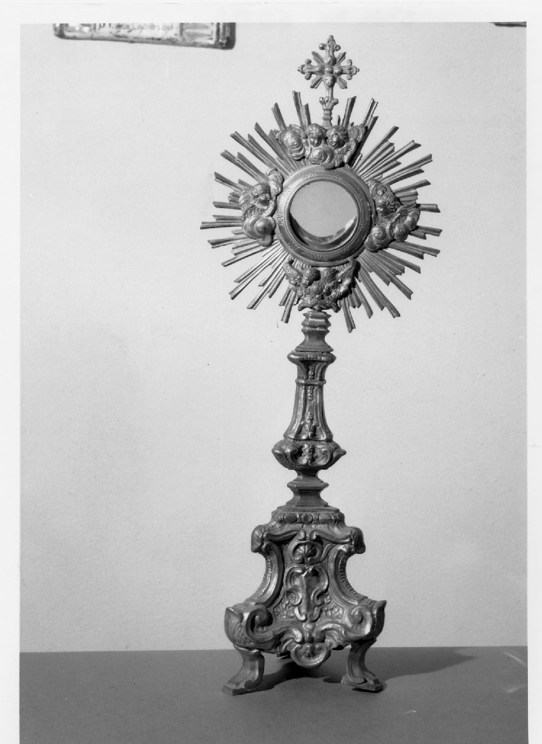 ostensorio - a raggiera - bottega romagnola (sec. XVIII)