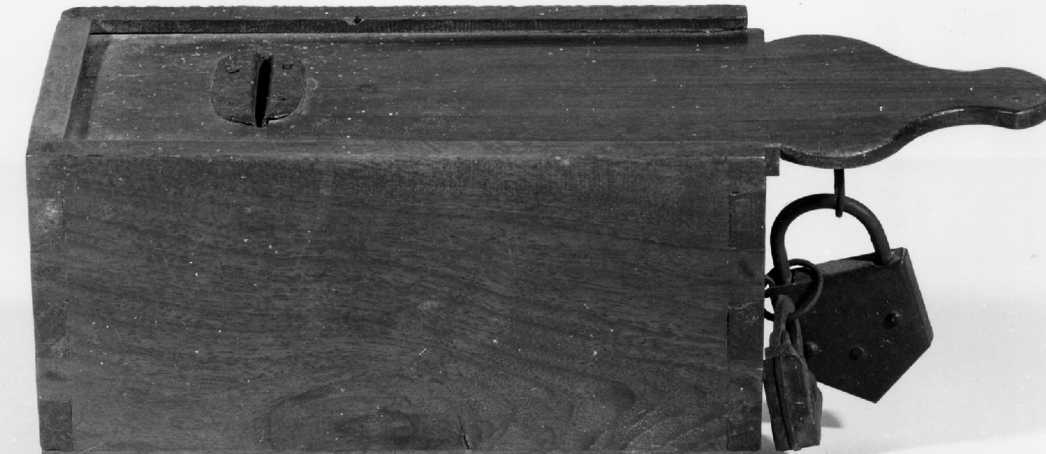 cassetta per elemosine - bottega romagnola (sec. XIX)