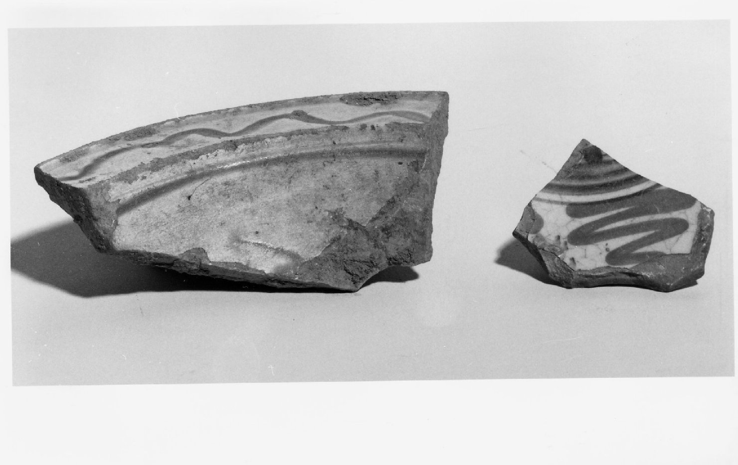 vaso, frammento - bottega romagnola (sec. XV)