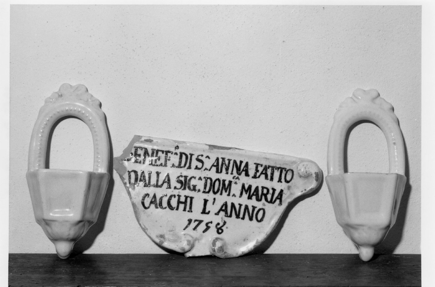 targa devozionale - ambito faentino (sec. XVIII)