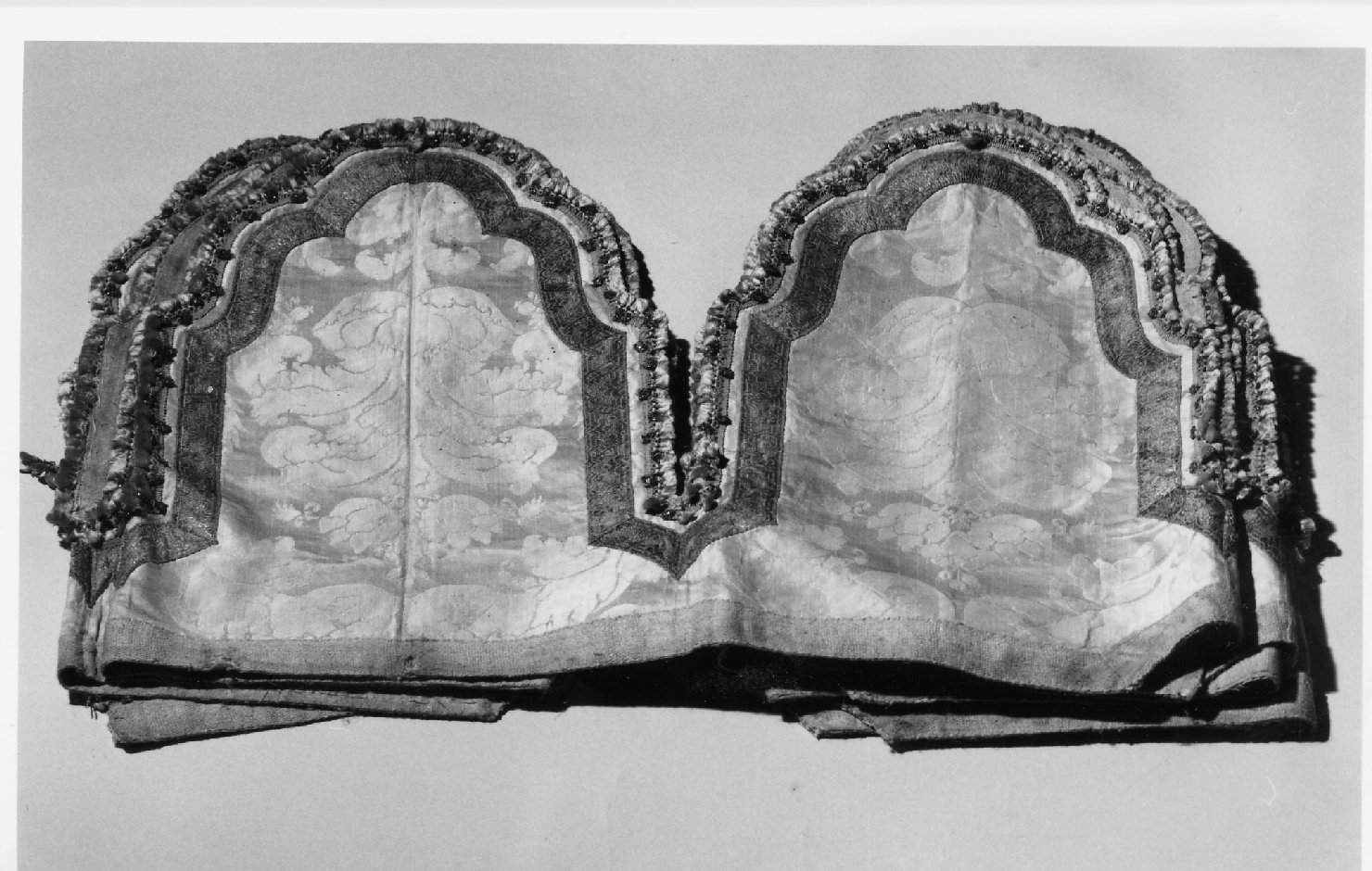 lambrecchino di baldacchino, elemento d'insieme - bottega romagnola (sec. XVIII)