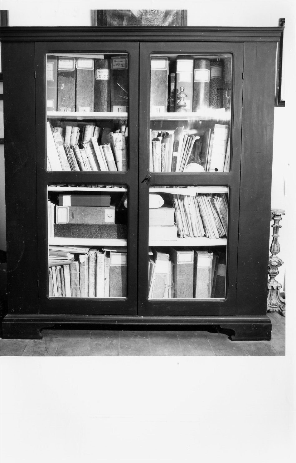 armadio per archivi - bottega romagnola (sec. XIX)