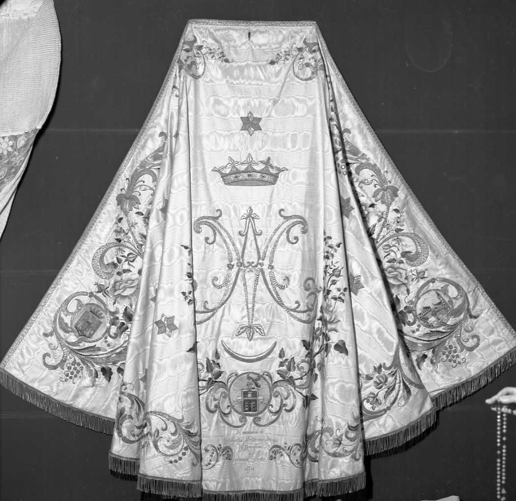 mantello di statua - manifattura romagnola (primo quarto sec. XX)