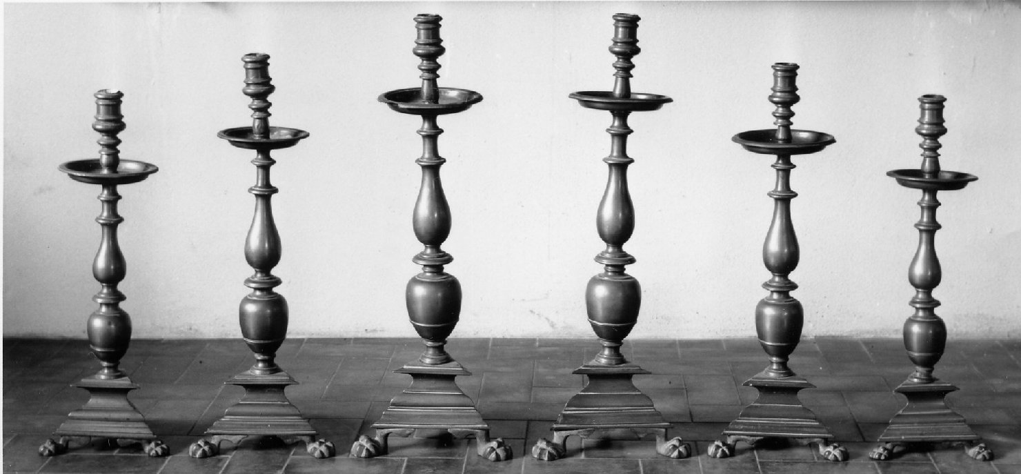 candeliere - bottega romagnola (sec. XVII)