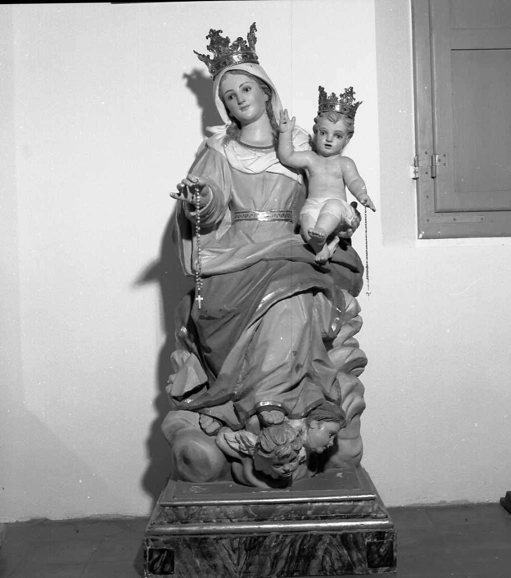 Madonna del Rosario (statua) - bottega romagnola (seconda metà sec. XIX)