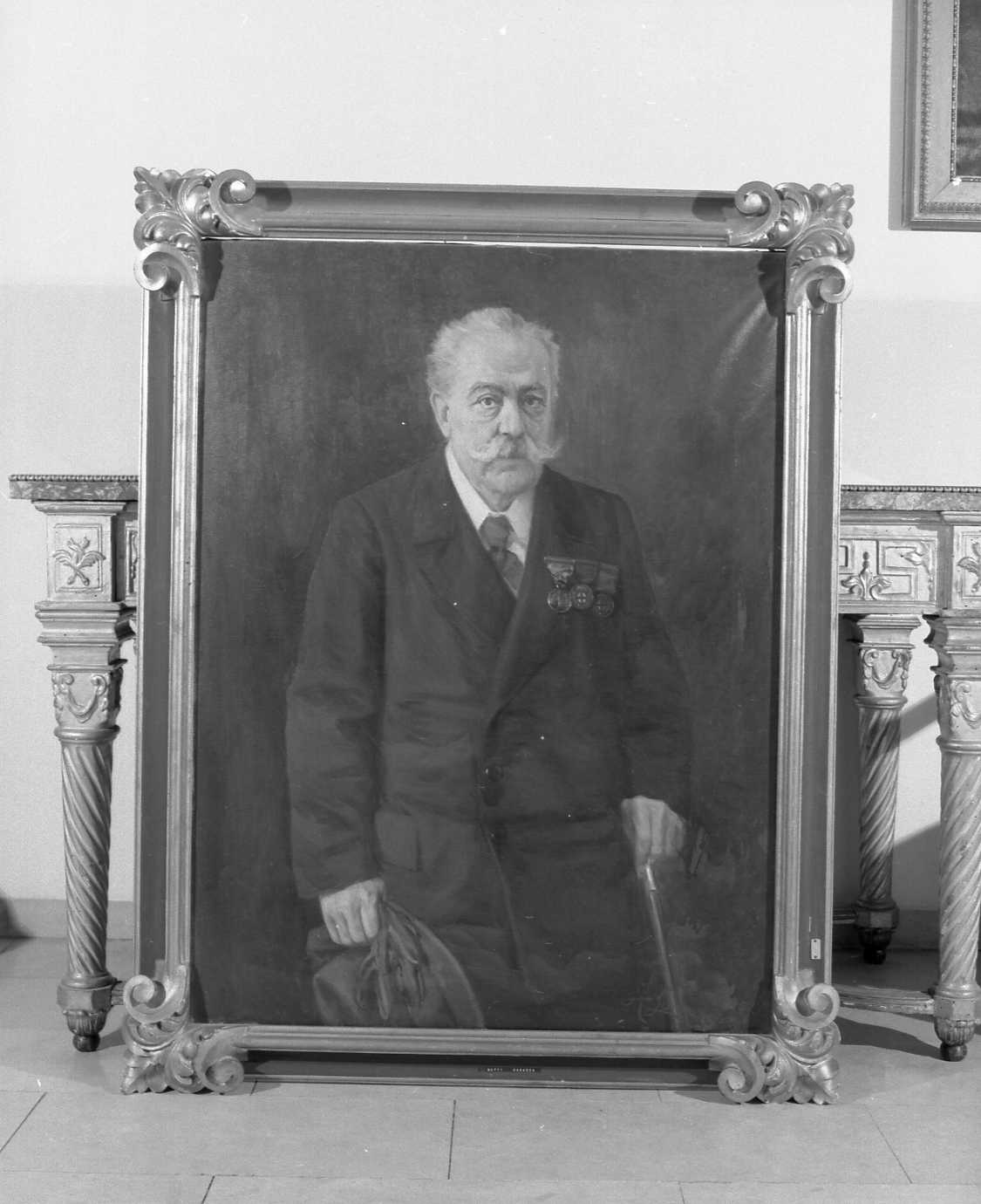 ritratto di Stefano Gatti Casazza (dipinto) di Longanesi Cattani Angelo (sec. XX)