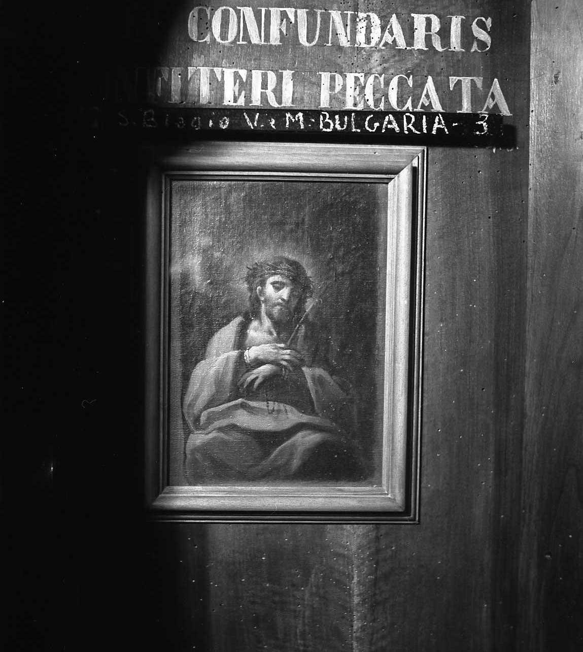 Ecce Homo (dipinto) di Milani Giuseppe (attribuito) (sec. XVIII)