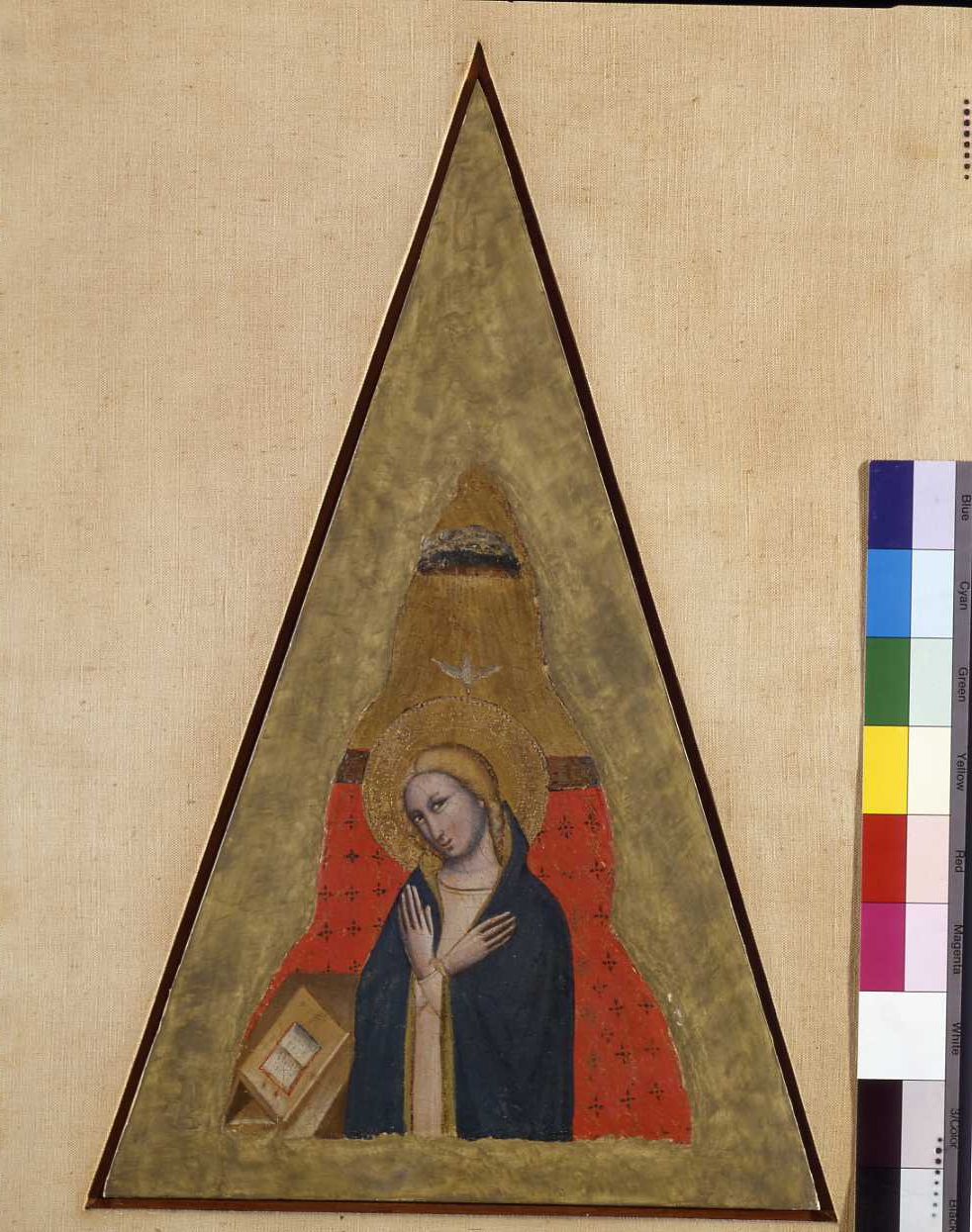 Madonna annunciata (dipinto) di Benvenuti Simone di Filippo detto Simone dei Crocifissi (sec. XIV)