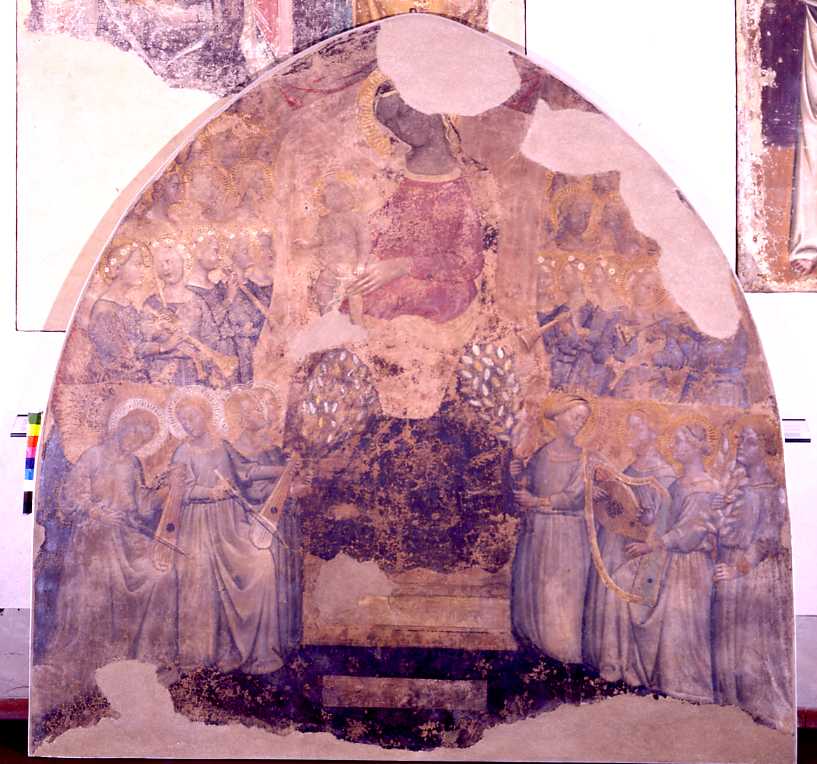 Madonna con Bambino e angeli (dipinto) di Giovanni di Ottonello (fine sec. XIV)