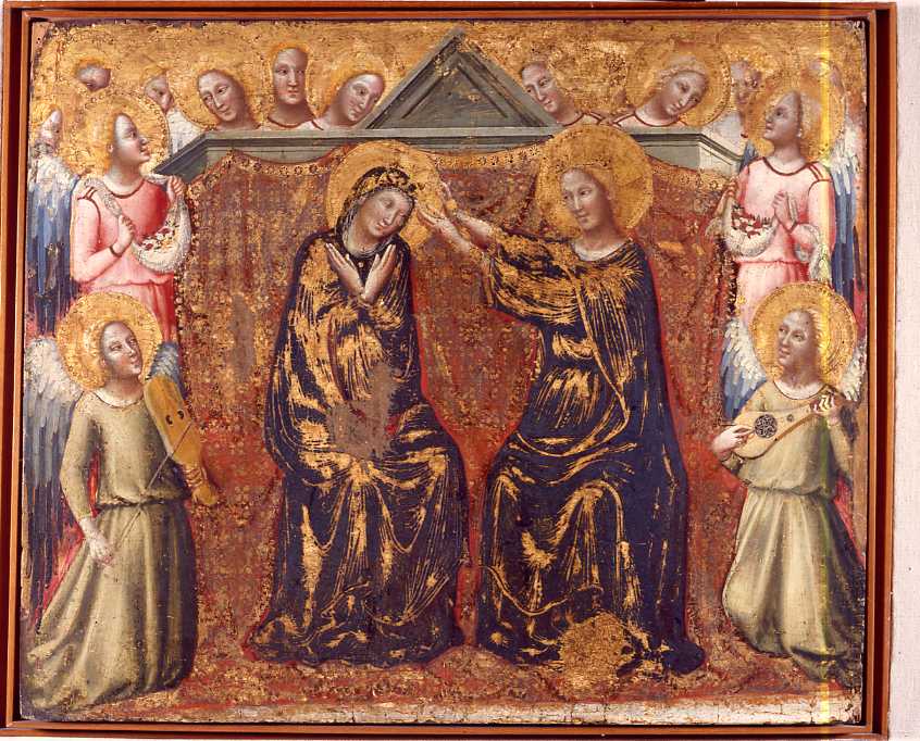 incoronazione di Maria Vergine (dipinto) di Pseudo Jacopino di Francesco (sec. XIV)