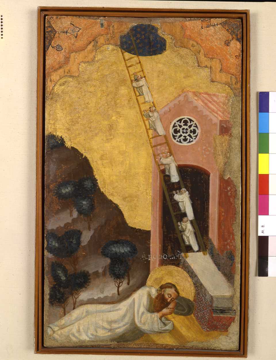 Visione di San Romualdo (dipinto) di Pseudo Jacopino di Francesco (sec. XIV)