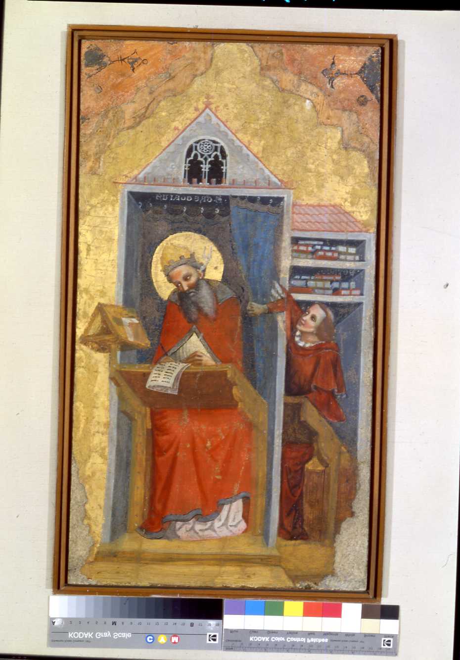 San Gregorio nello studio (dipinto) di Pseudo Jacopino di Francesco (sec. XIV)