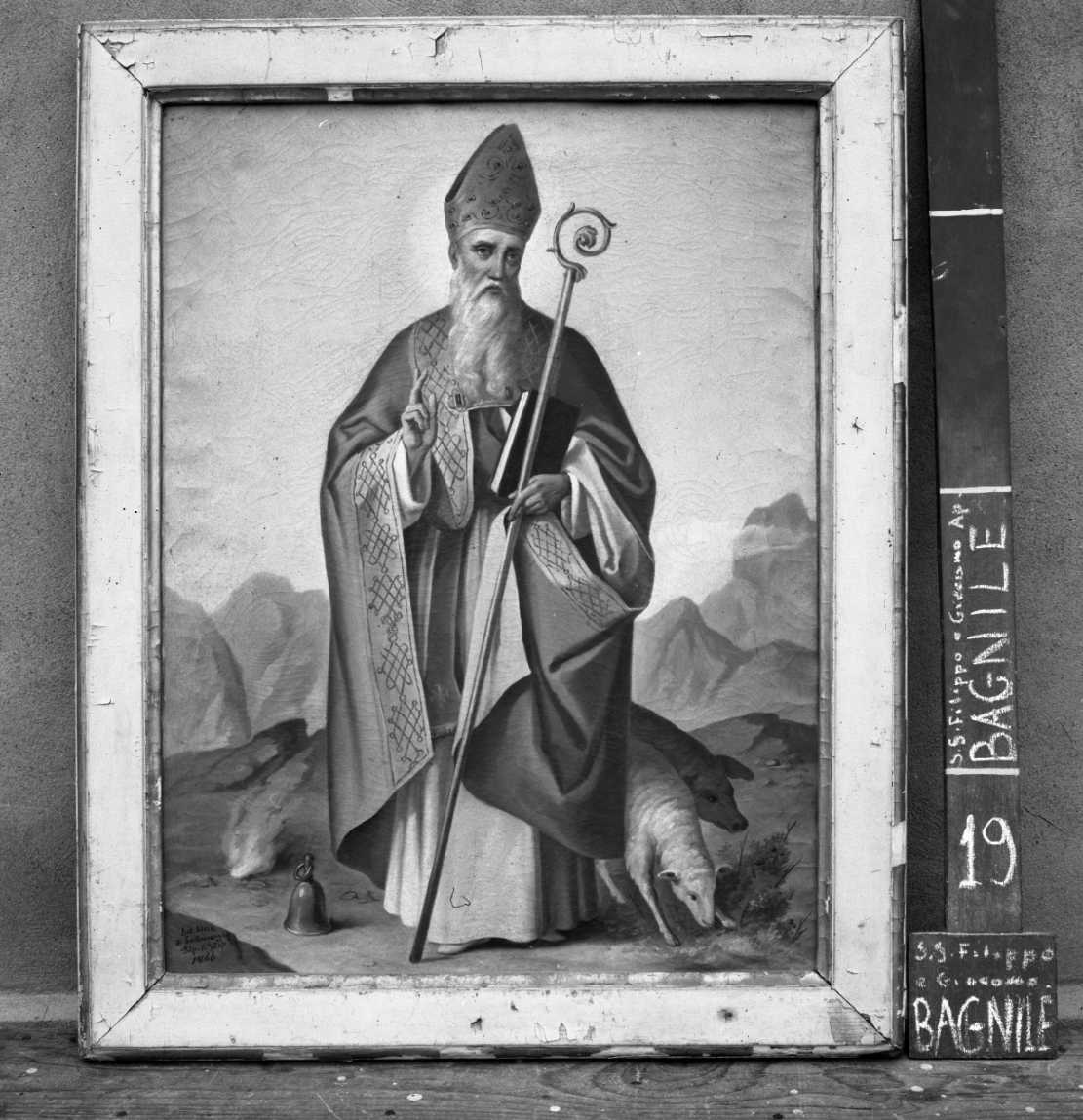 Sant'Antonio Abate (dipinto) di Alessi Antonio (sec. XIX)