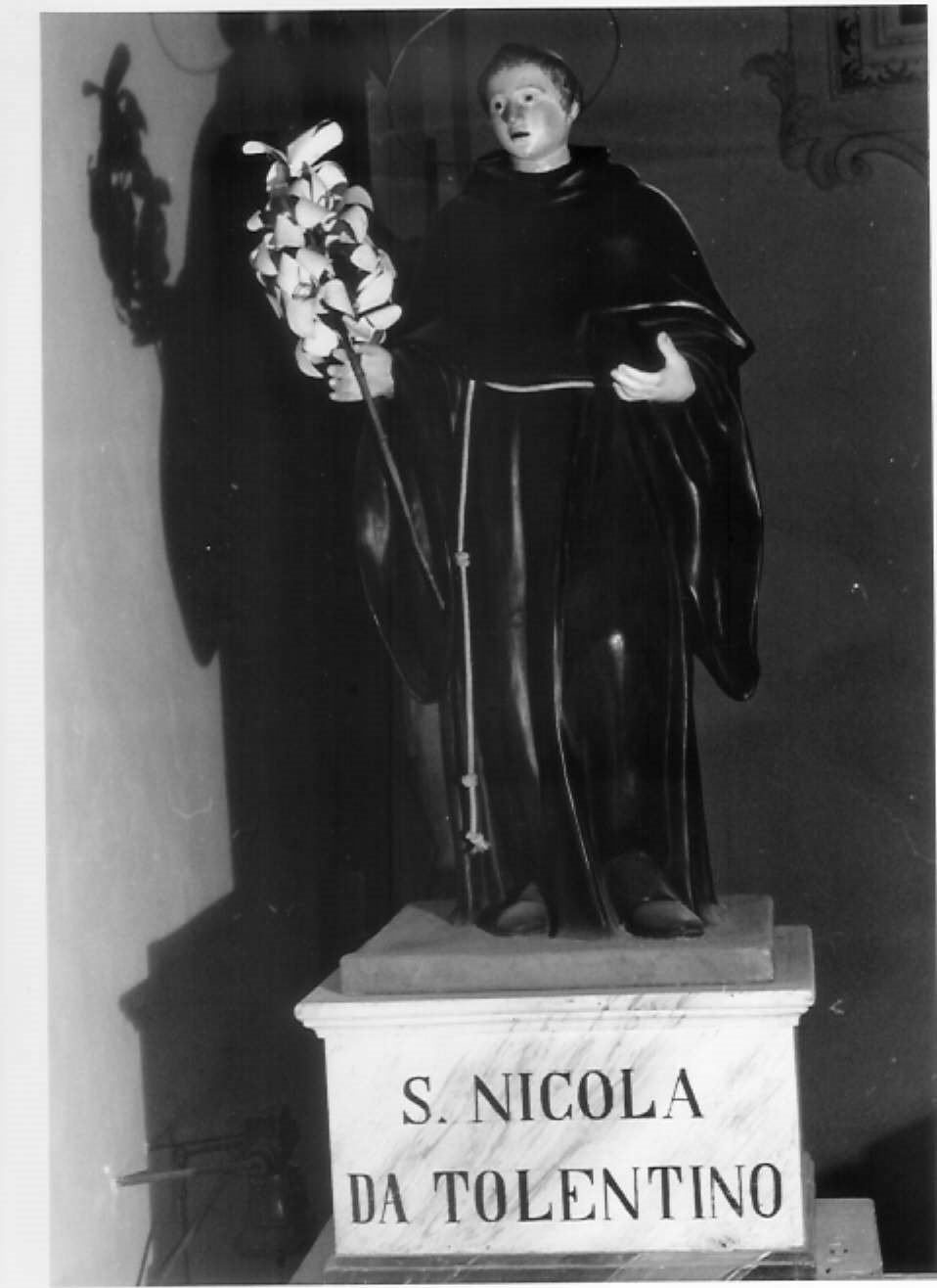 San Nicola da Tolentino (statuetta) - ambito romagnolo (sec. XIX)