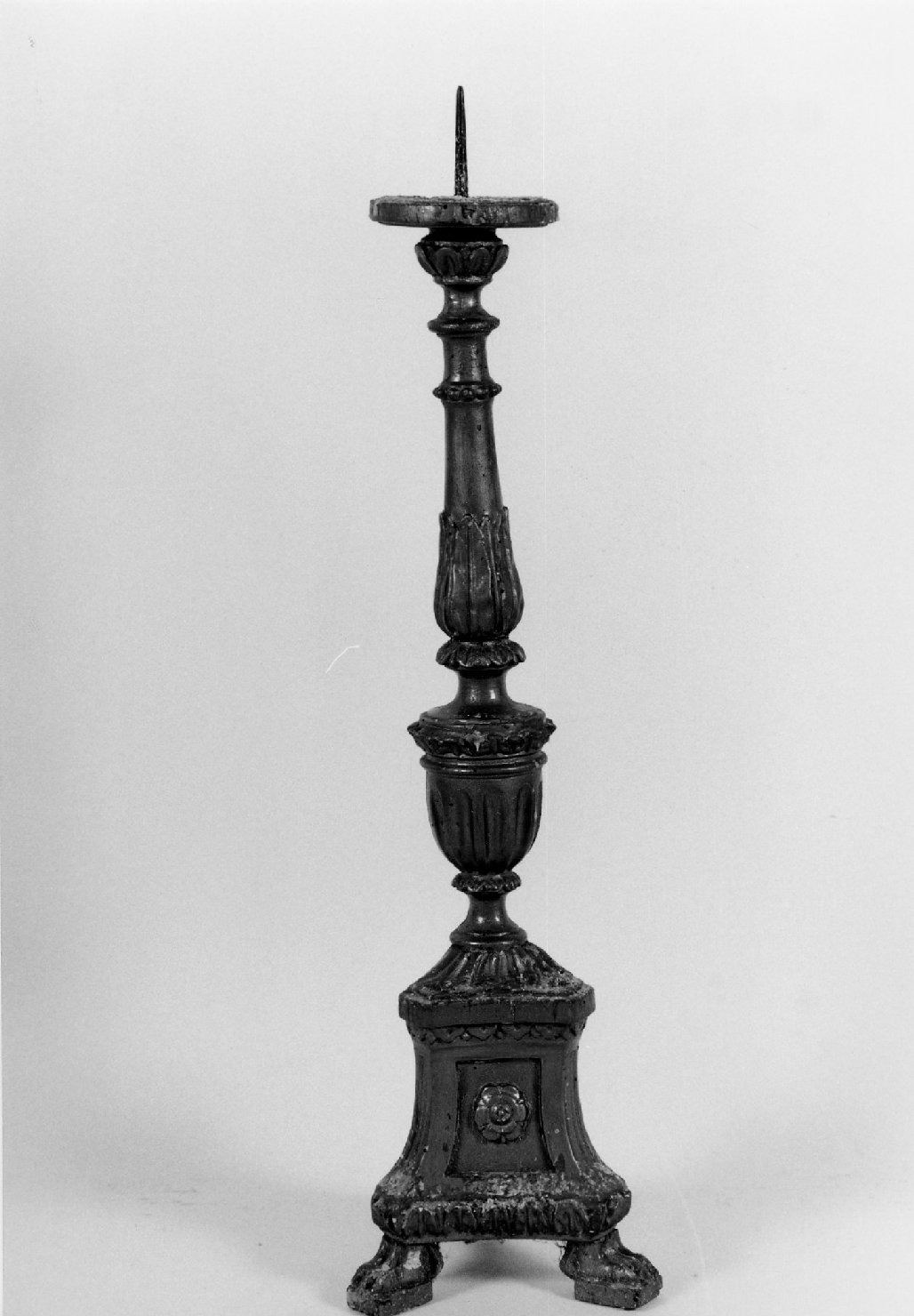 candeliere - manifattura romagnola (seconda metà sec. XIX)