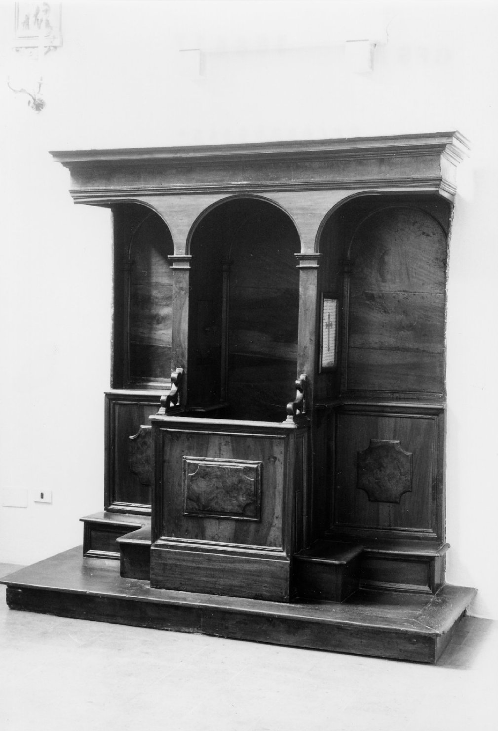 confessionale - manifattura romagnola (secc. XVII/ XVIII)