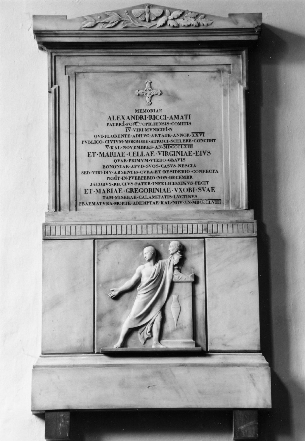 monumento - manifattura romagnola (sec. XIX)