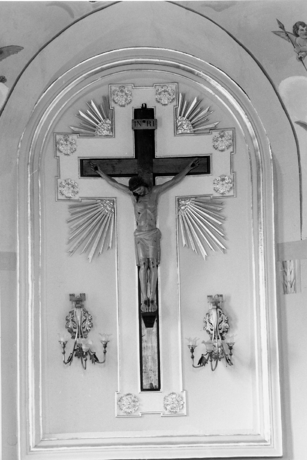 Cristo crocifisso (scultura) - bottega romagnola (sec. XIX)