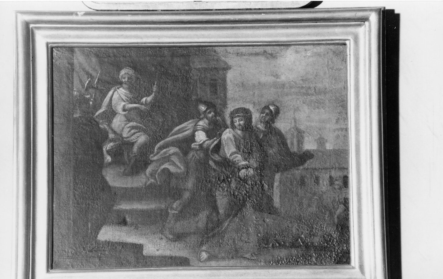 stazioni della via crucis (dipinto, ciclo) - ambito Italia centrale (?) (sec. XVIII)