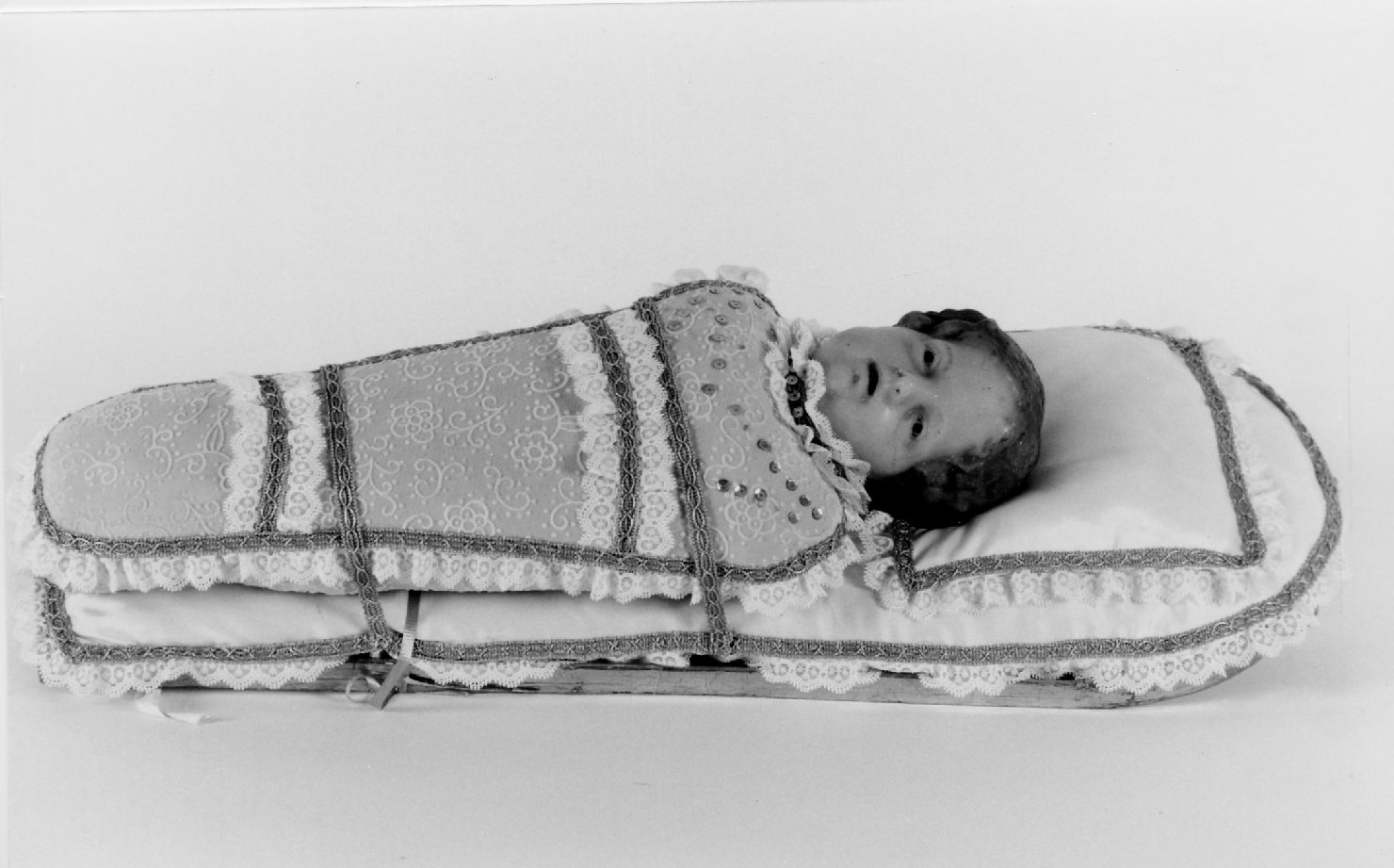 Maria Vergine bambina (statuetta devozionale) - bottega romagnola (sec. XIX)