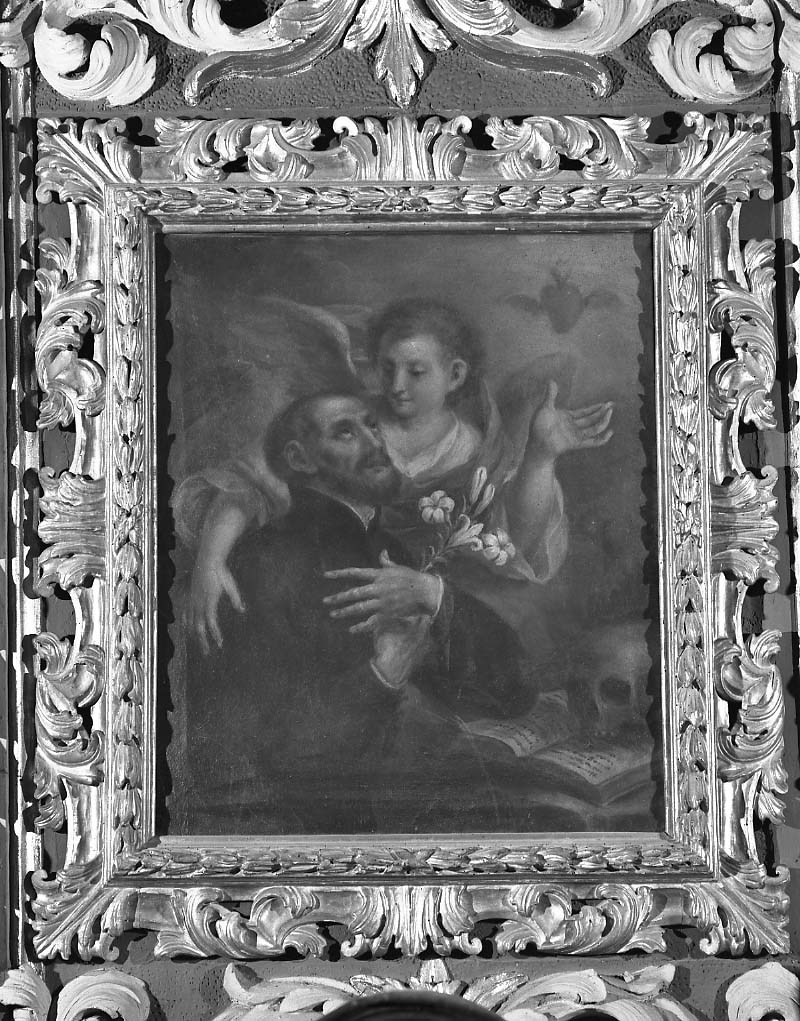 San Gaetano da Thiene confortato dall'angelo (dipinto) di Marchetti Giuseppe (seconda metà sec. XVIII)