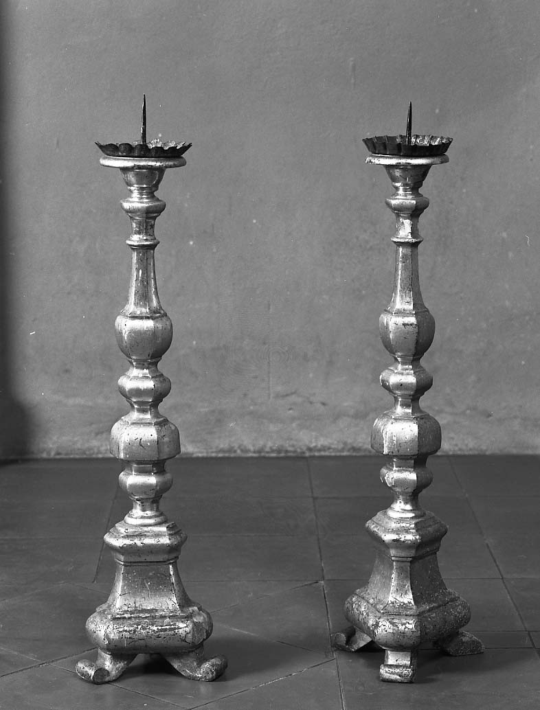 candeliere, serie - manifattura romagnola (seconda metà sec. XVIII)