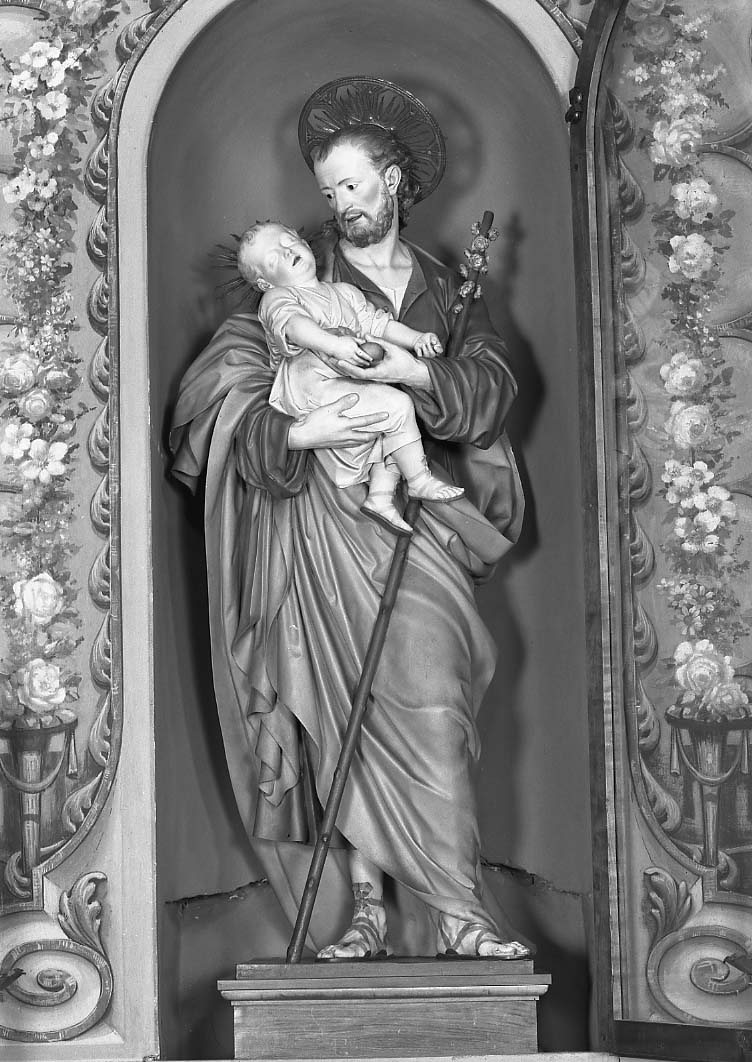 San Giuseppe e Gesù Bambino (scultura) - bottega Ballanti Graziani (inizio sec. XIX)