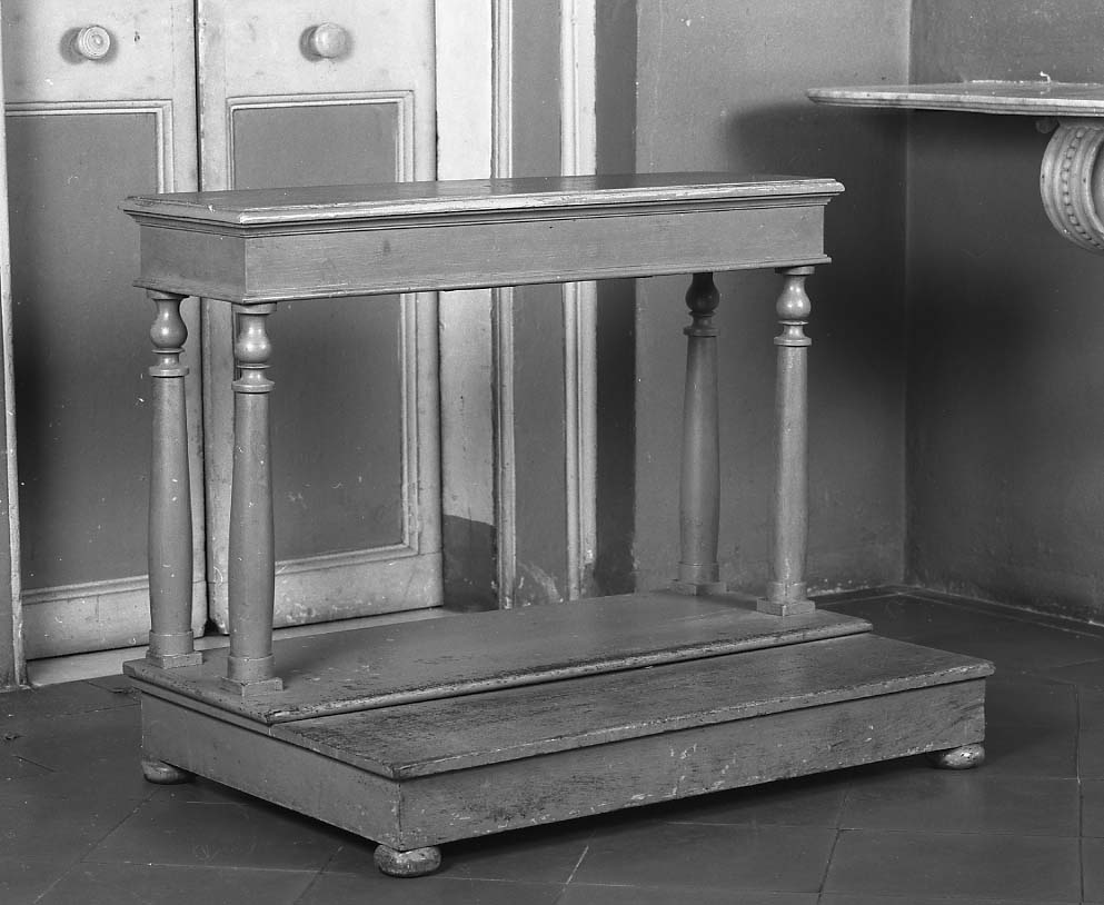 inginocchiatoio - manifattura romagnola (sec. XIX)