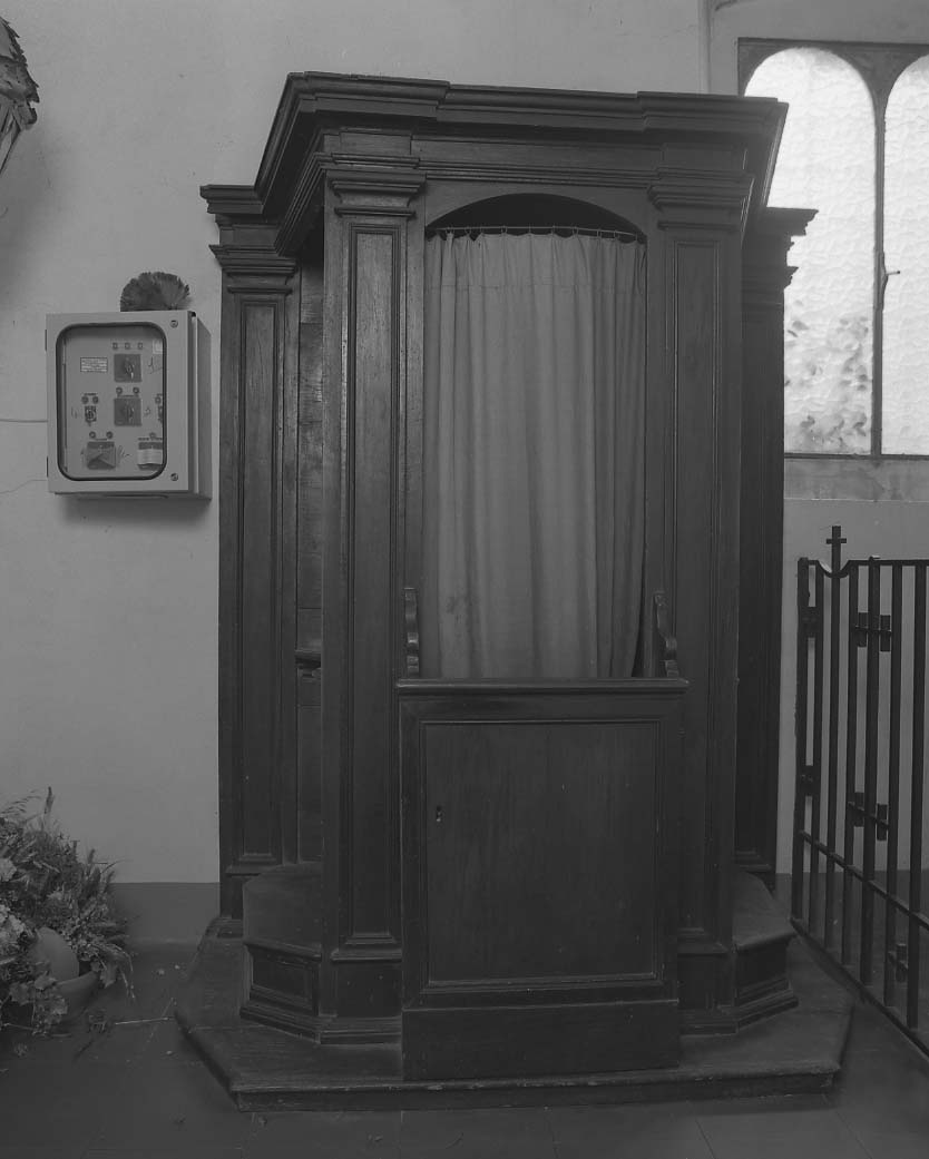 confessionale - manifattura romagnola (sec. XVIII)