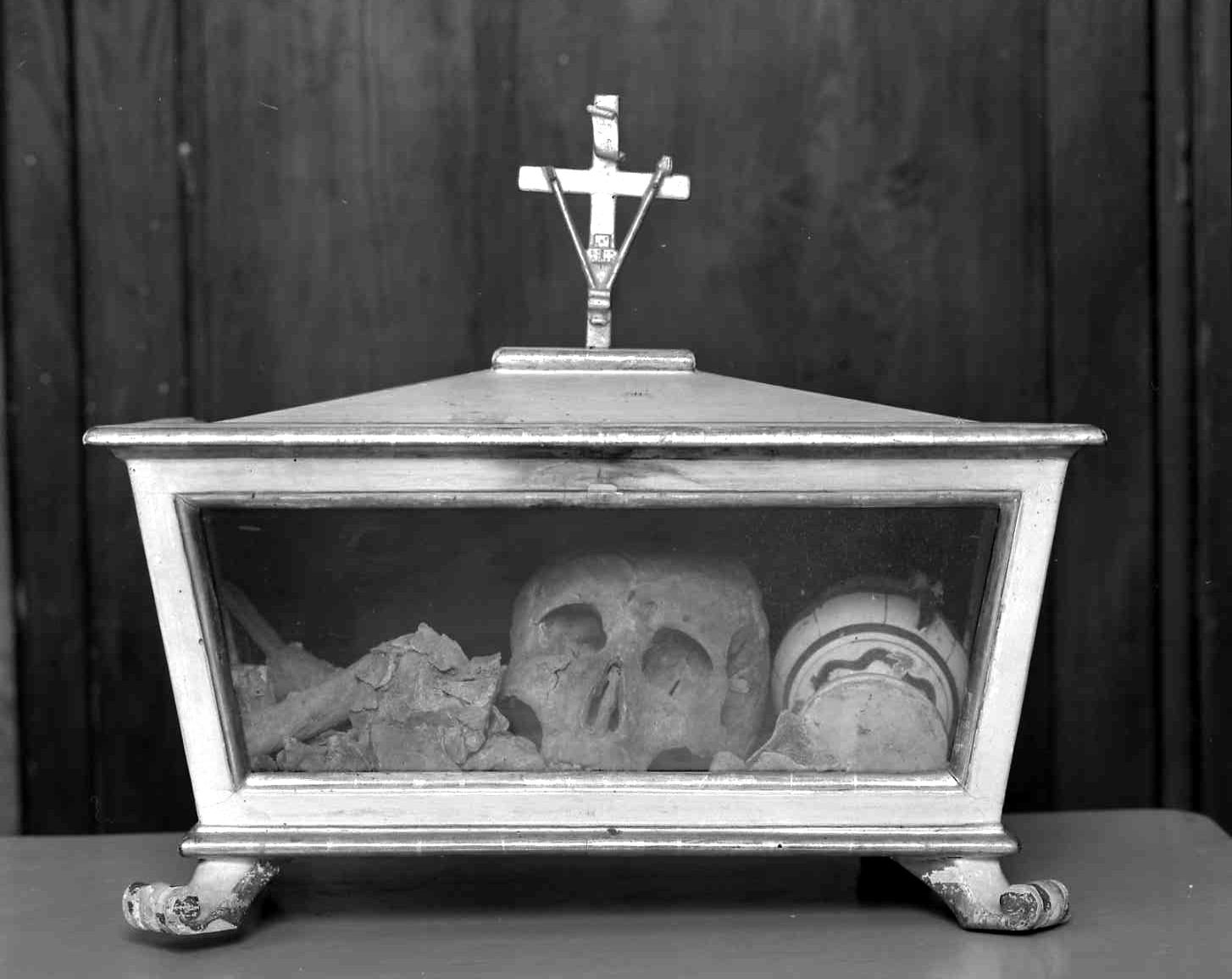 reliquiario a teca - manifattura romagnola (sec. XVIII)