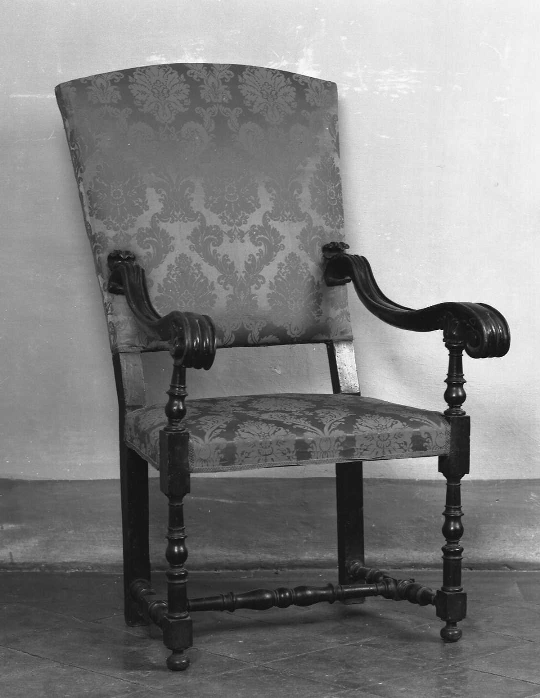 seggiolone - manifattura bolognese (seconda metà sec. XVII)