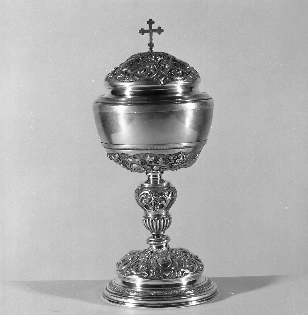 pisside - bottega emiliano-romagnola (seconda metà sec. XIX)