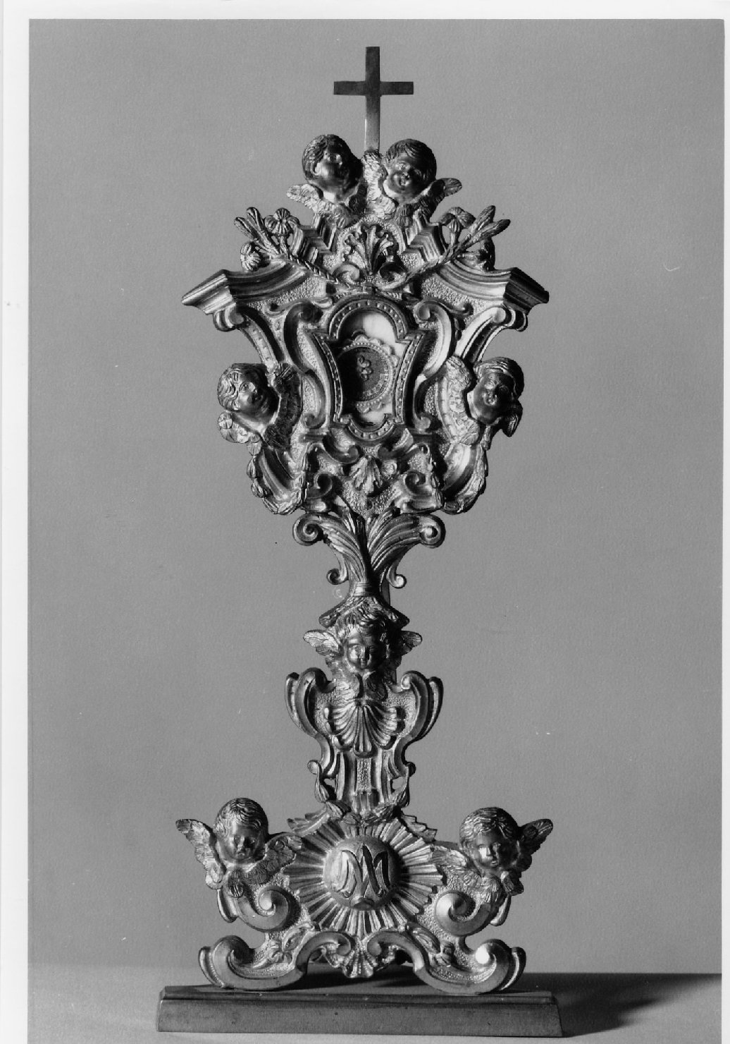 reliquiario - a ostensorio - bottega emiliano-romagnola (prima metà sec. XVIII)