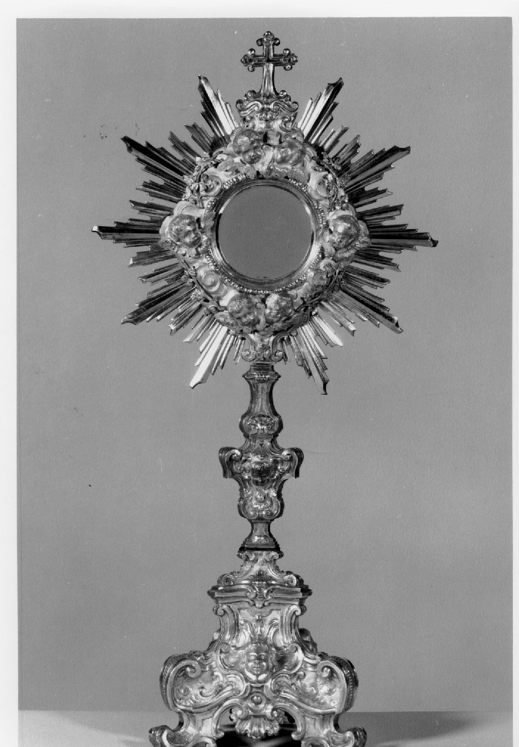 ostensorio - a raggiera - bottega emiliano-romagnola (seconda metà sec. XVIII)