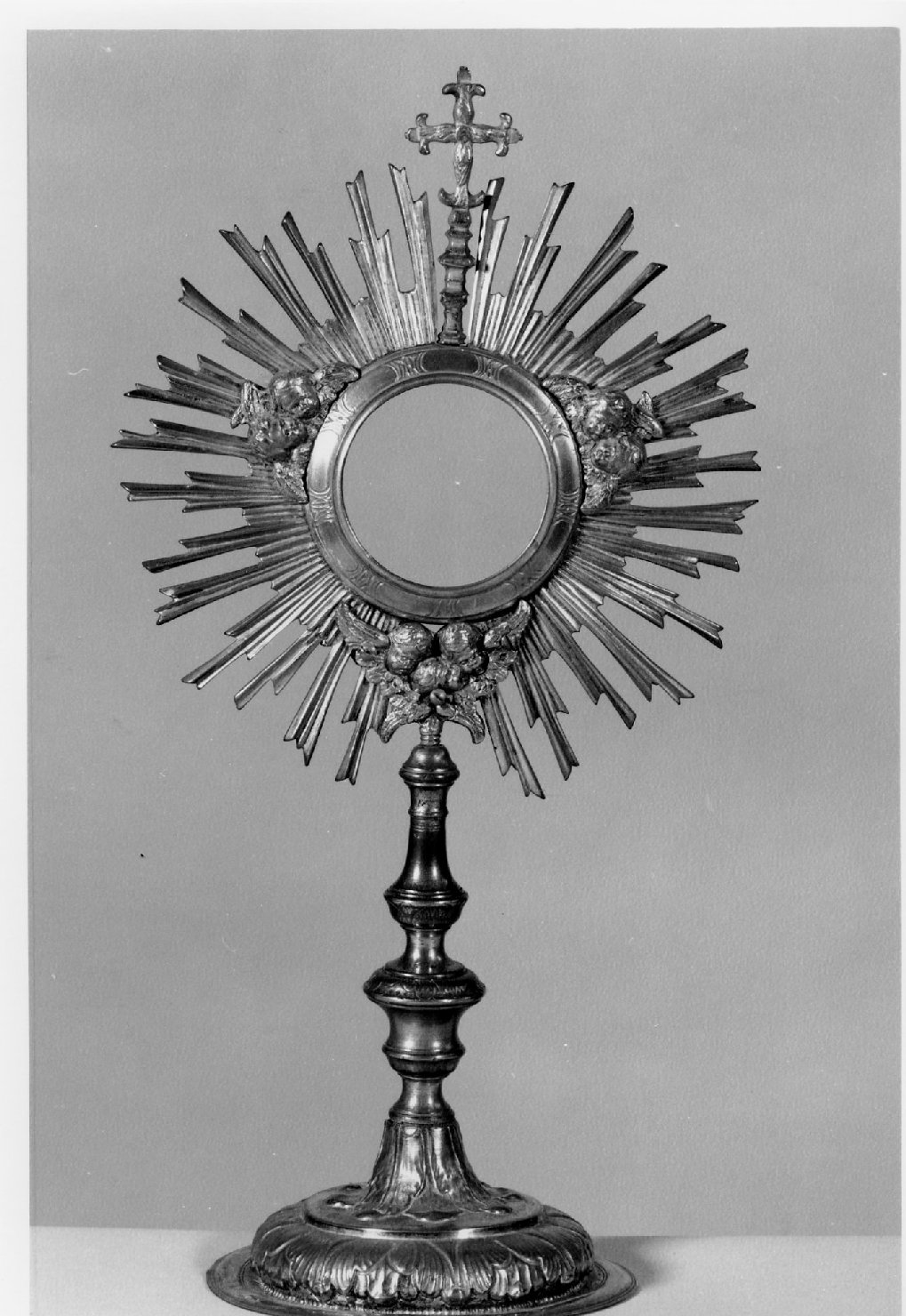 ostensorio - a raggiera - bottega emiliano-romagnola (seconda metà sec. XVIII)