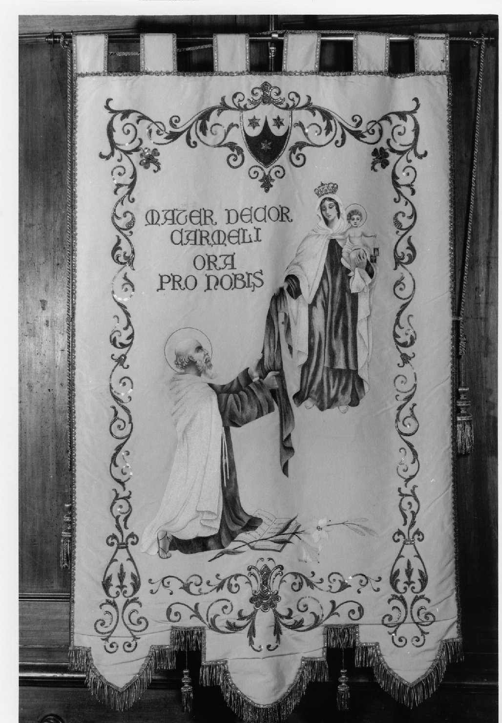 stendardo processionale - bottega emiliano-romagnola (seconda metà sec. XIX)