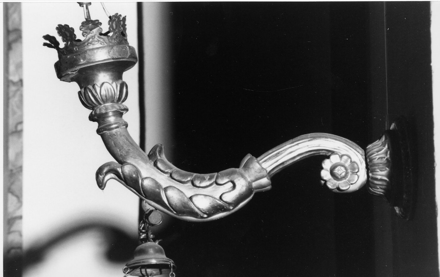 candeliere da parete - manifattura romagnola (metà sec. XIX)