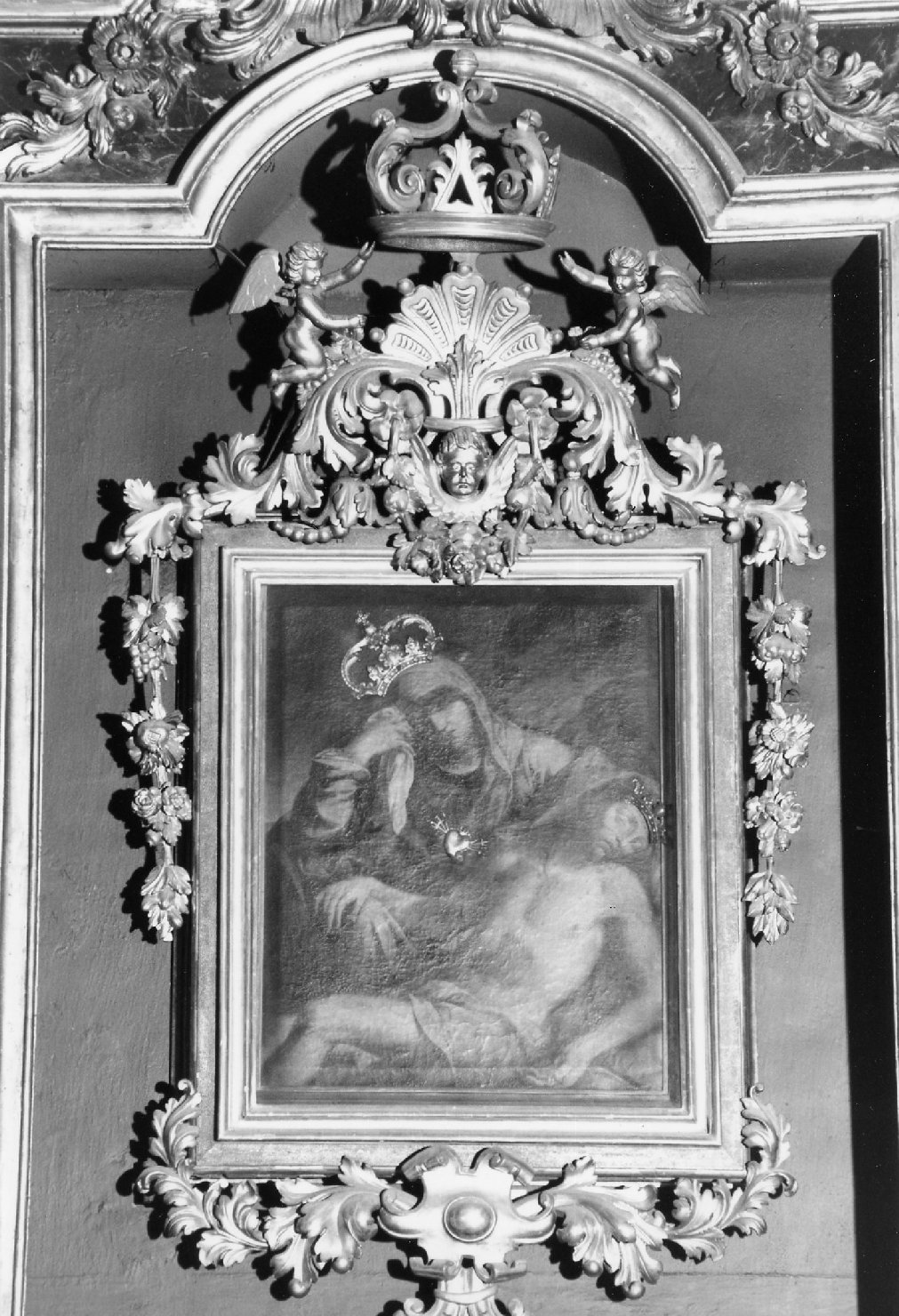 base processionale - manifattura romagnola (fine/inizio secc. XVIII/ XIX)