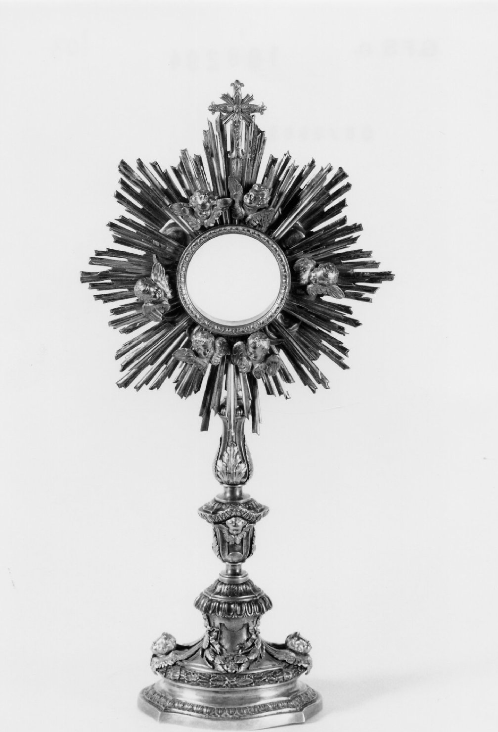 ostensorio - a raggiera di Gambari Bonaventura (sec. XVIII)