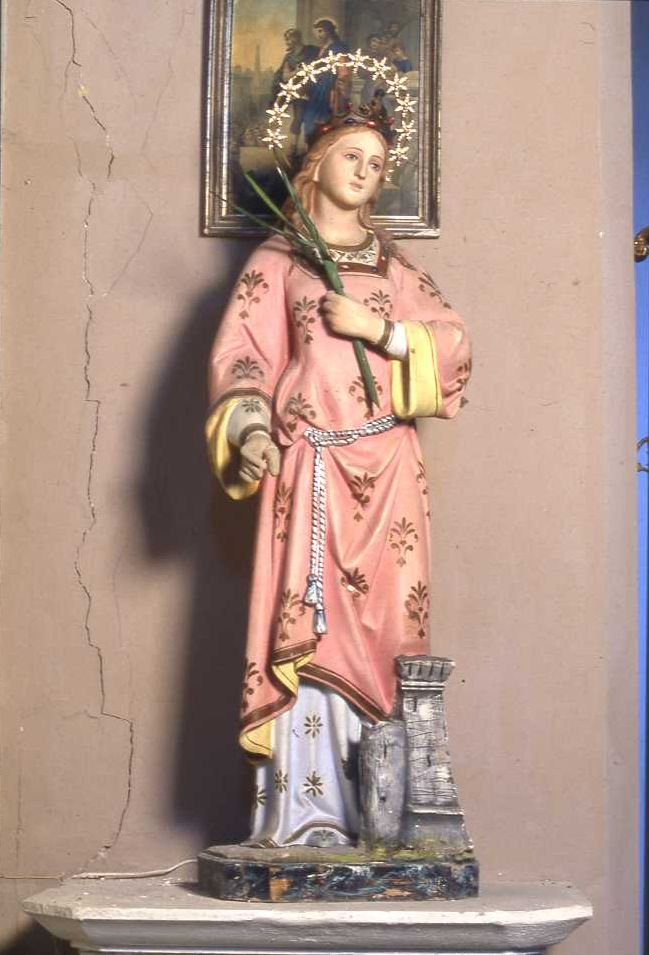 Santa Barbara (statua) - ambito italiano (primo quarto sec. XX)