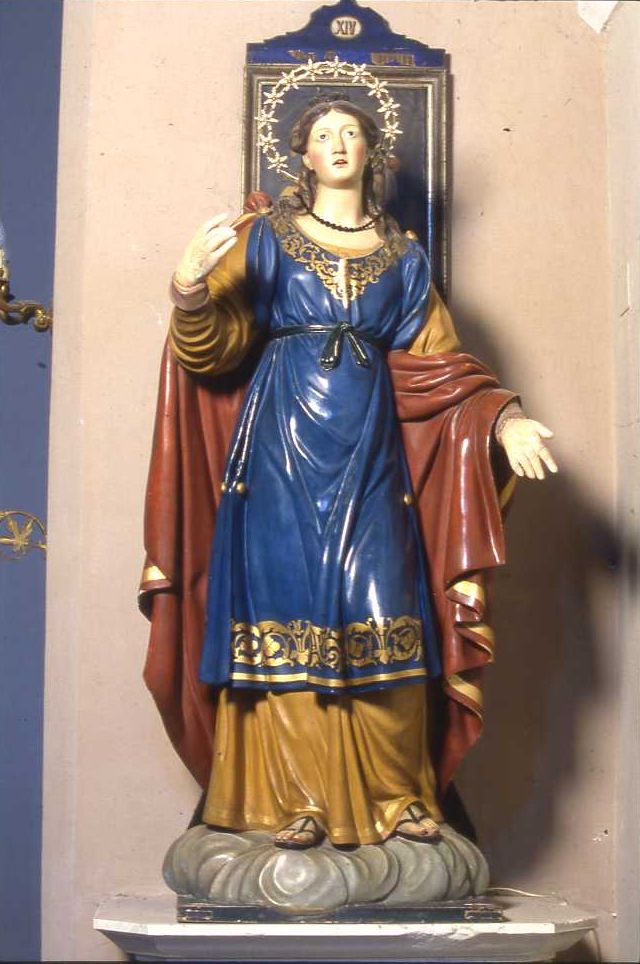 Santa Eurosia martire (statua) - bottega italiana (primo quarto sec. XX)