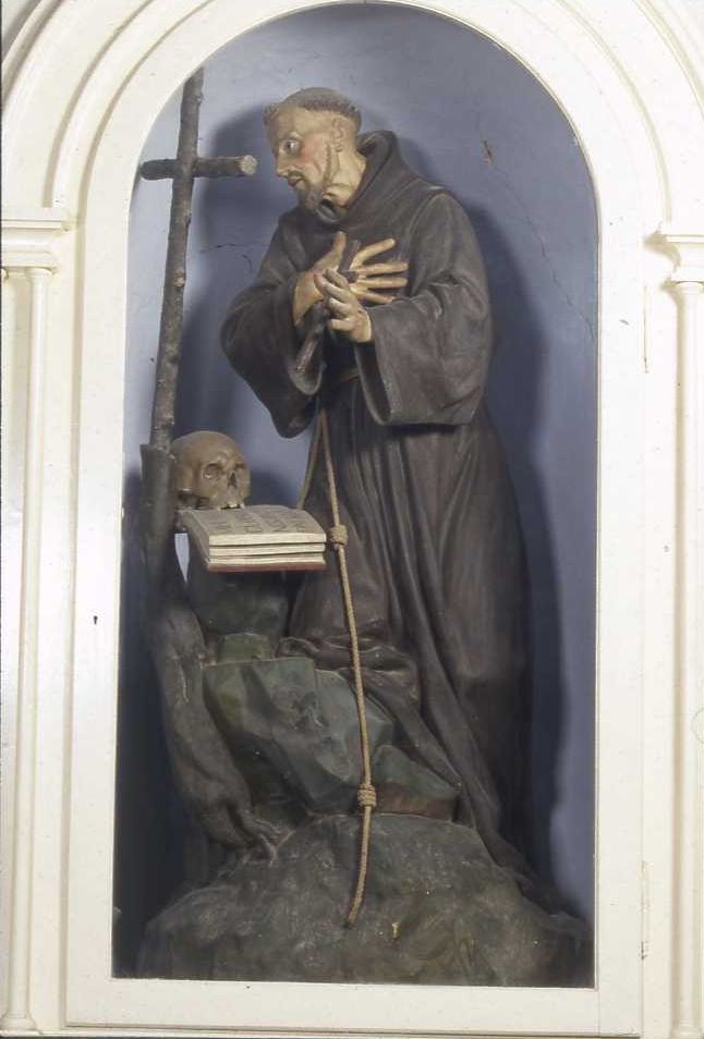 San Francesco d'Assisi (statua) - bottega italiana (sec. XIX)