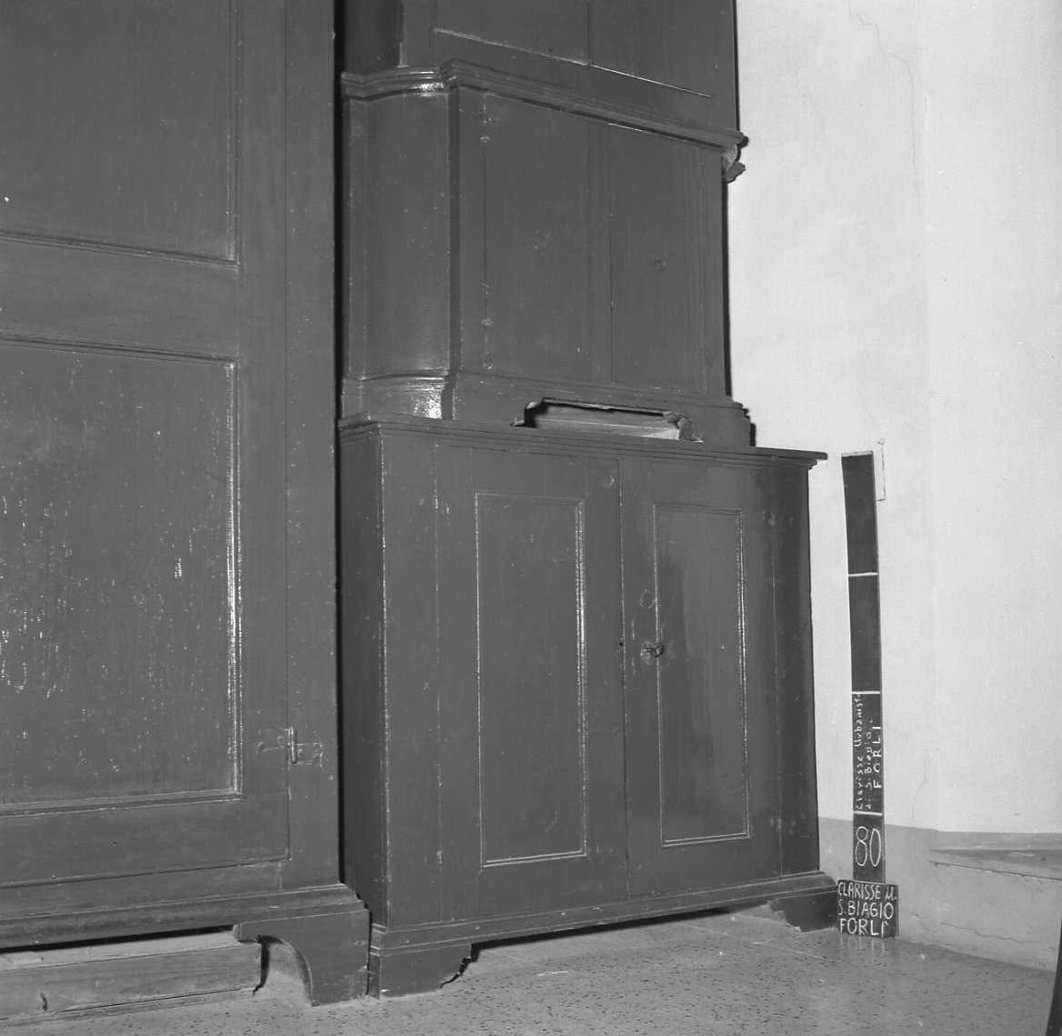 credenza - manifattura romagnola (sec. XVIII)