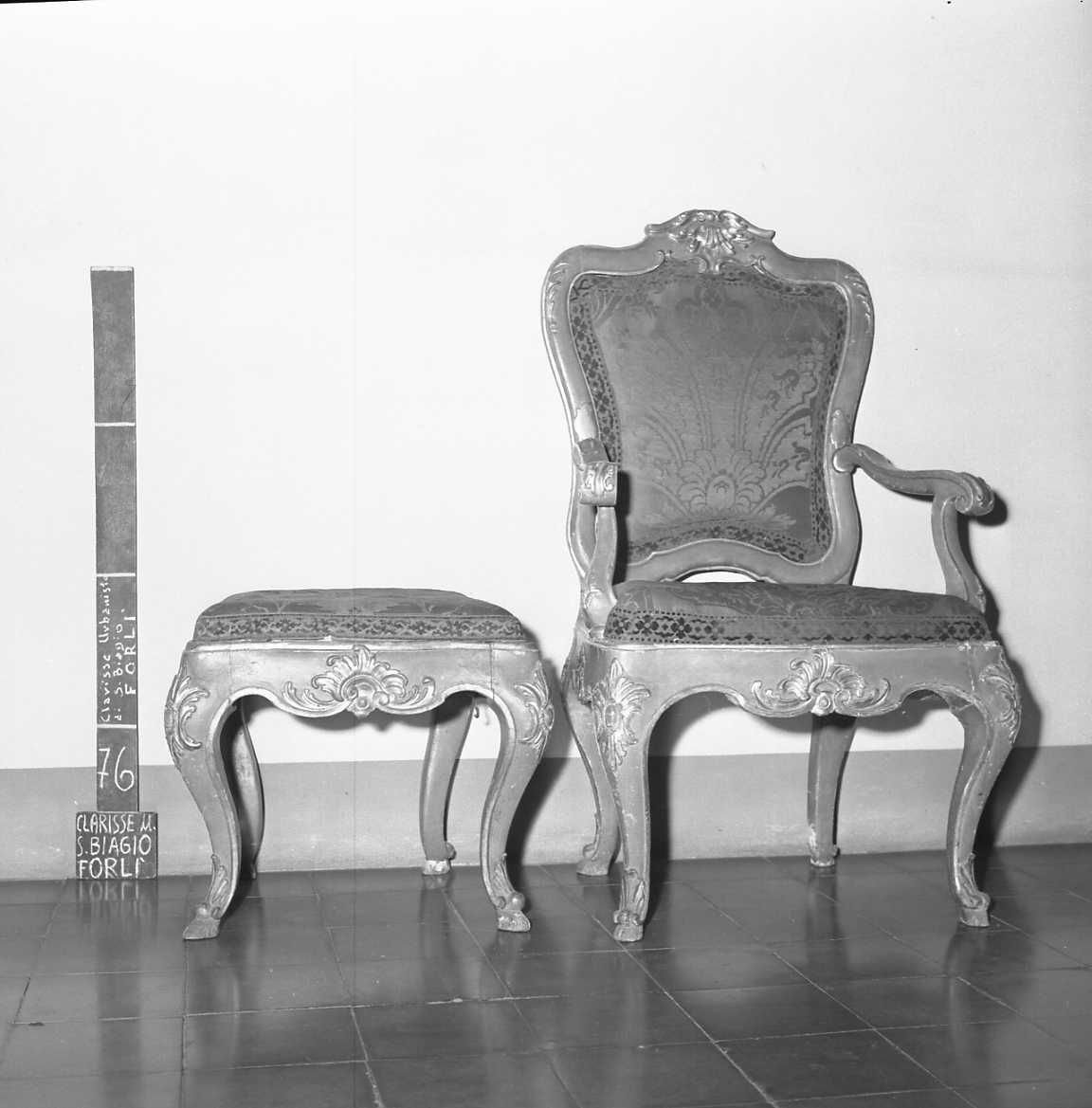 servizio di sedie - manifattura emiliano-romagnola (secc. XVIII/ XIX)