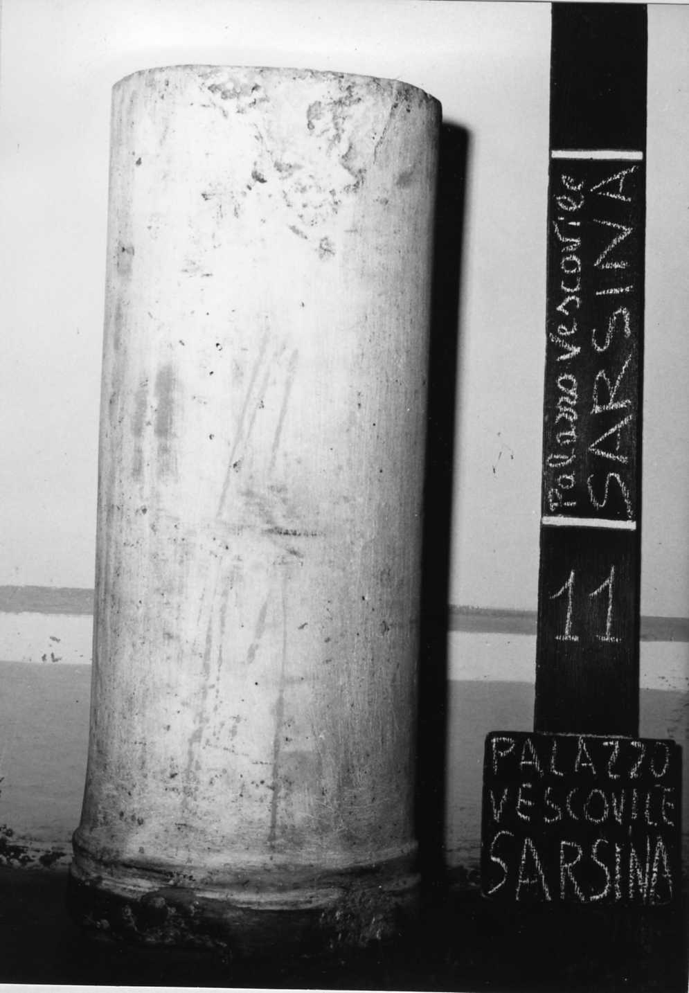 colonna, frammento - bottega Italia centro-settentrionale (secc. V/ VII)