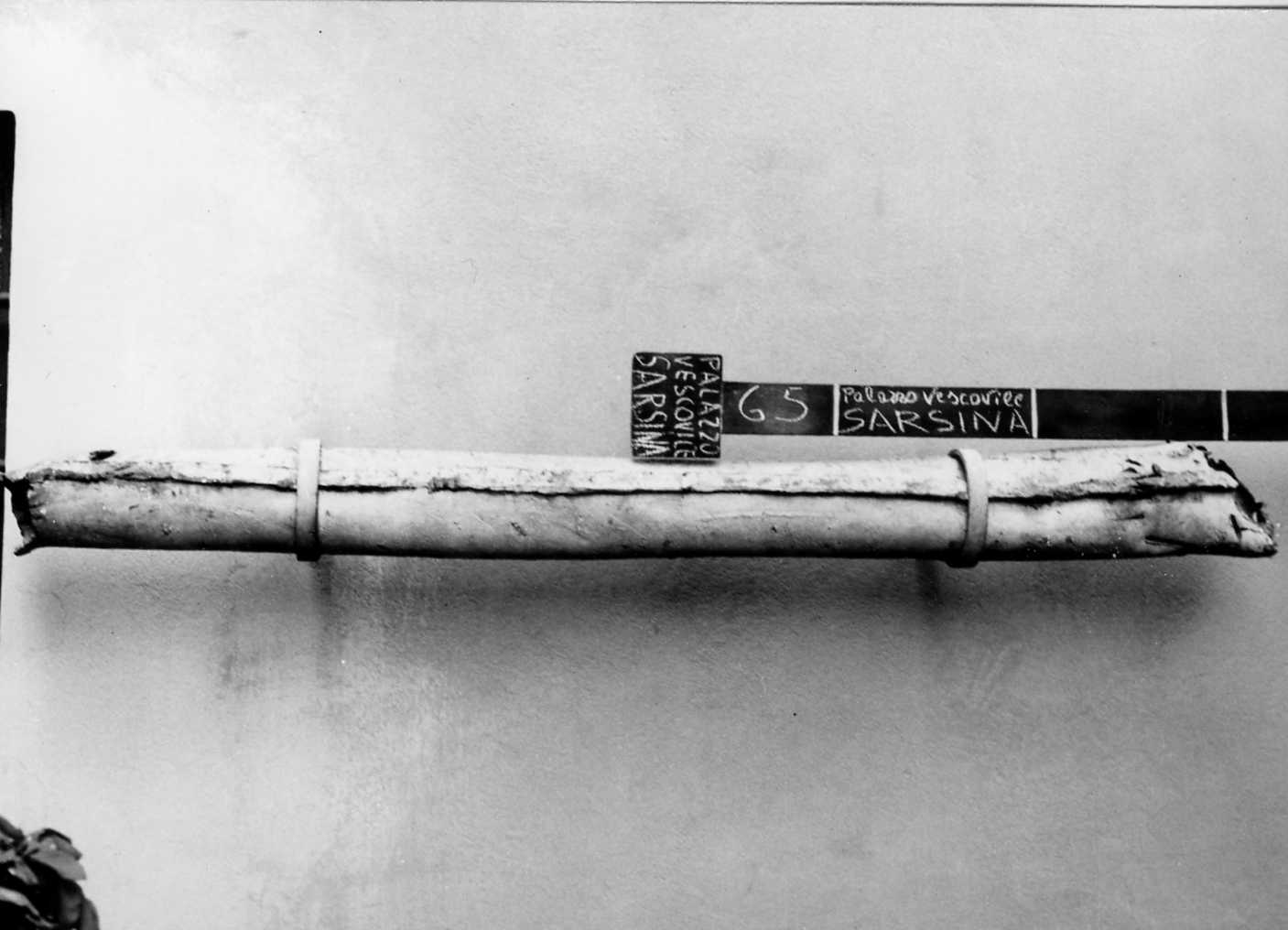 gocciolatoio, frammento - bottega Italia centro-settentrionale (secc. I/ V)