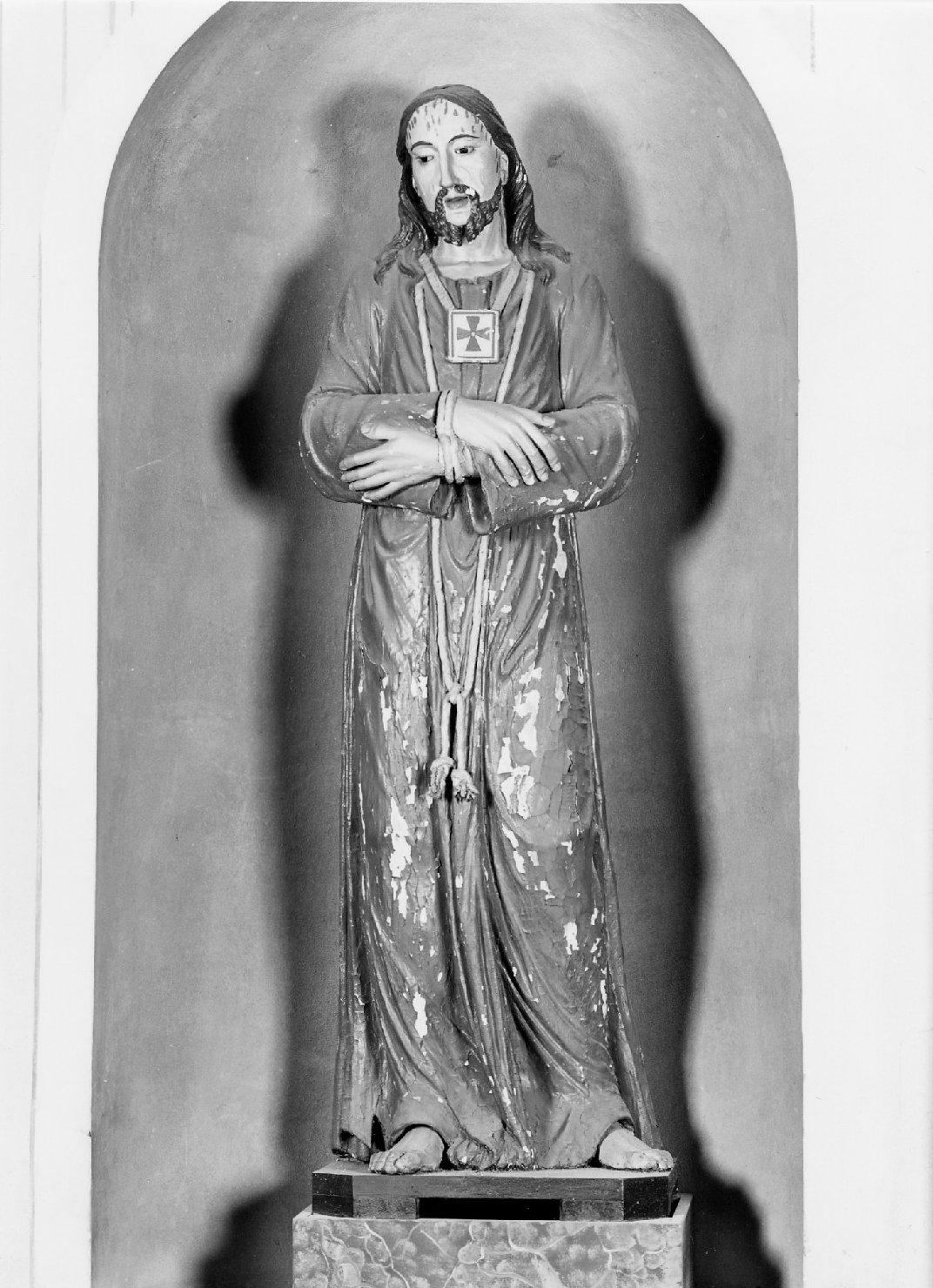 Ecce Homo (statua) di Filicori Giovanni (attribuito) (metà sec. XIX)